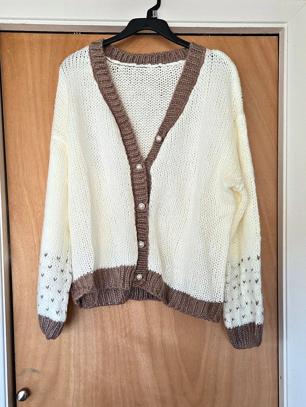 Color Block Cardigan Size Large